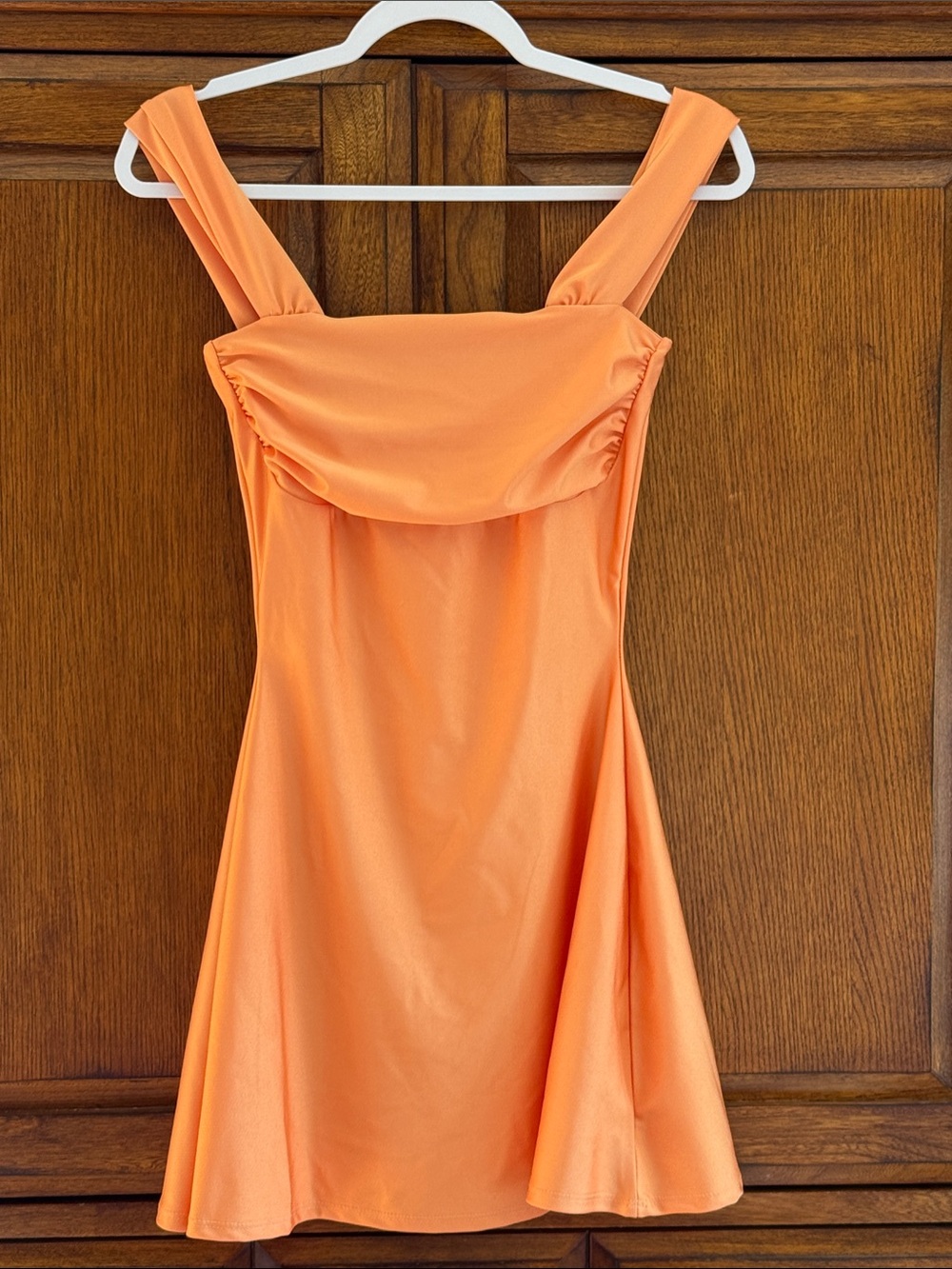 Windsor Classics Lover Off-The-Shoulder Satin A-Line Mini Dress